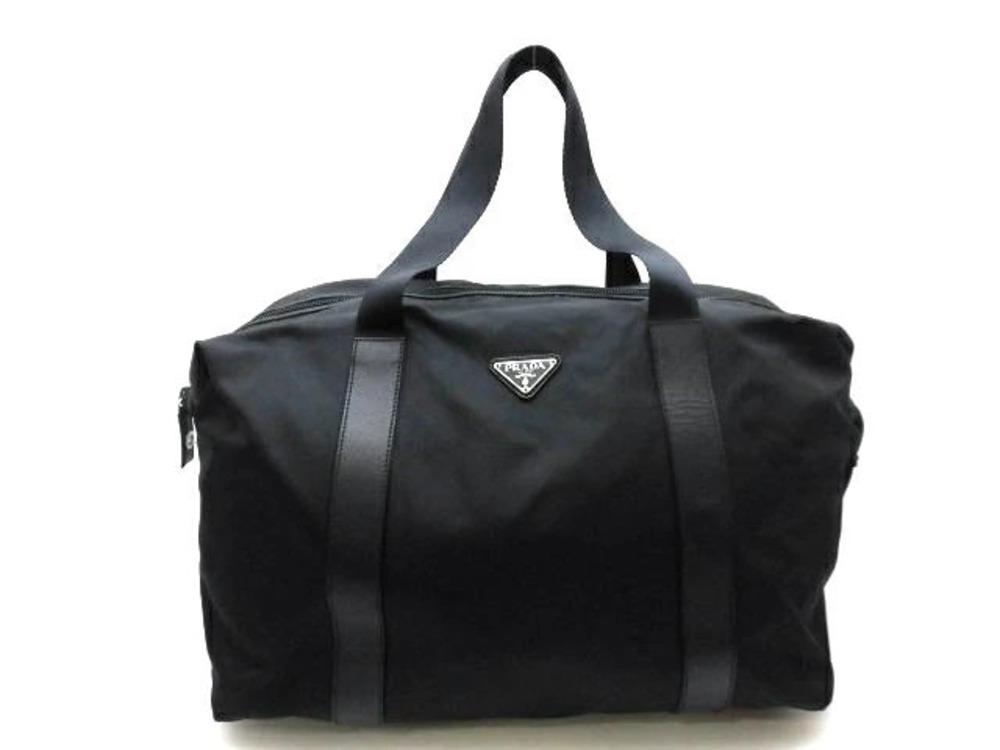 Prada Tessuto Boston bag travel VIAGGIO NERO black